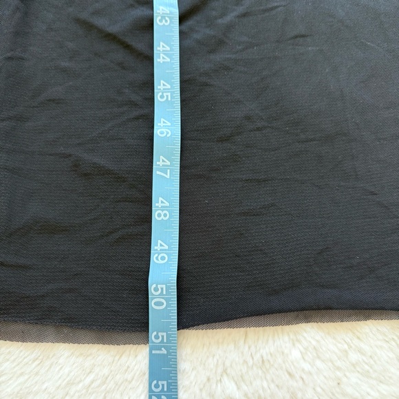 NWT!!! Anthropologie black sheer long dress size M Retail 118$ - Picture 7 of 8